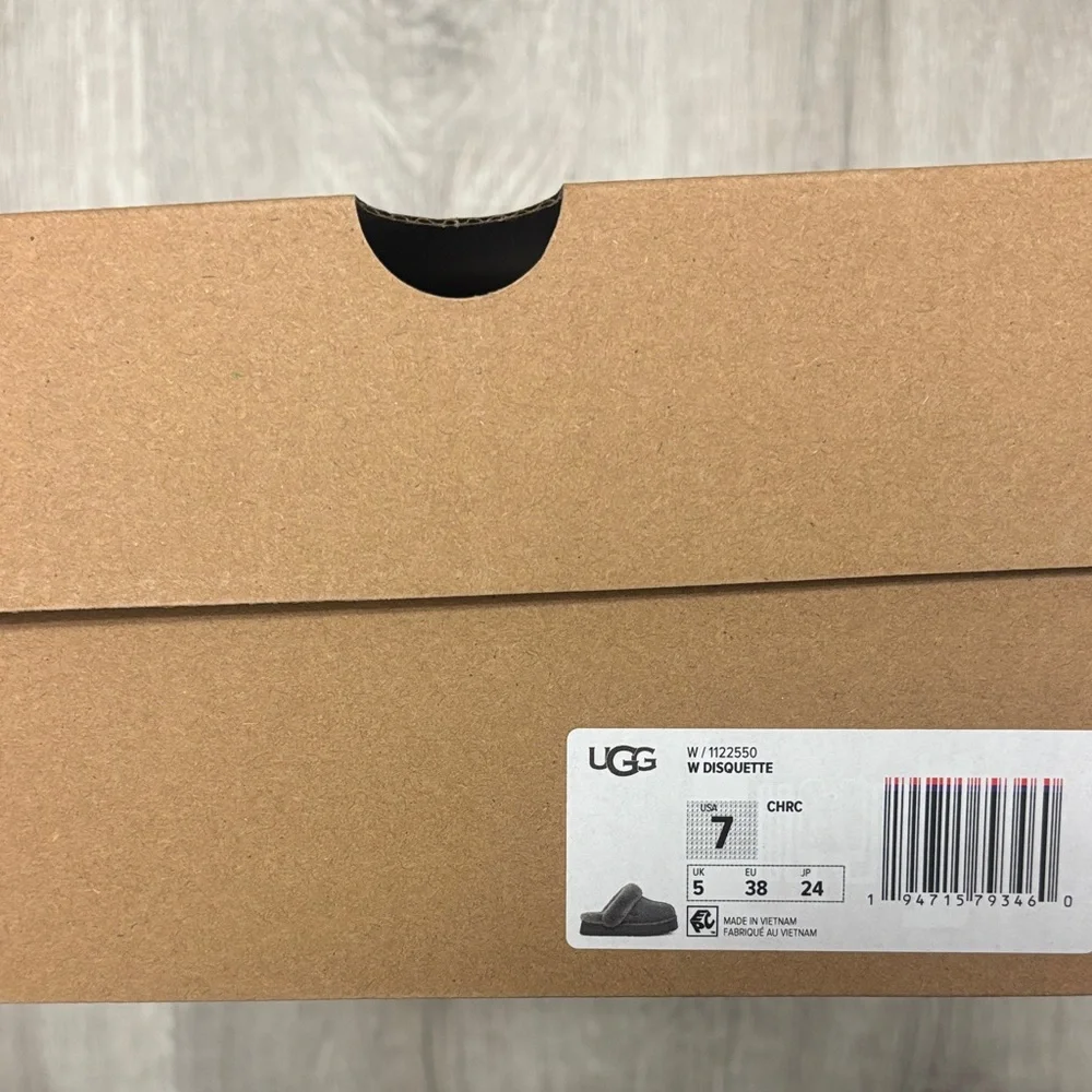 UGG Disquette Charcoal Slipper - Picture 4 of 4